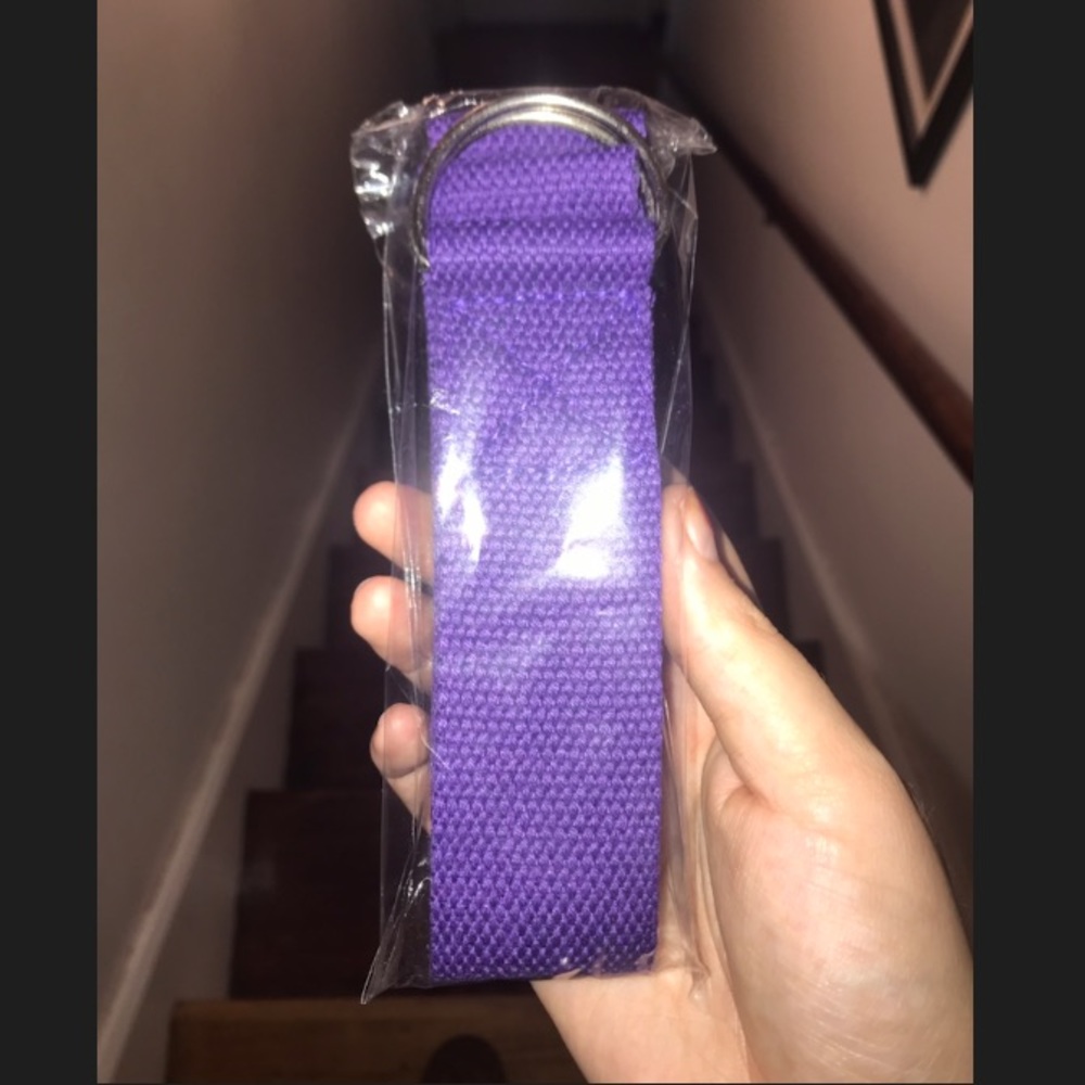 Yoga strap/purple